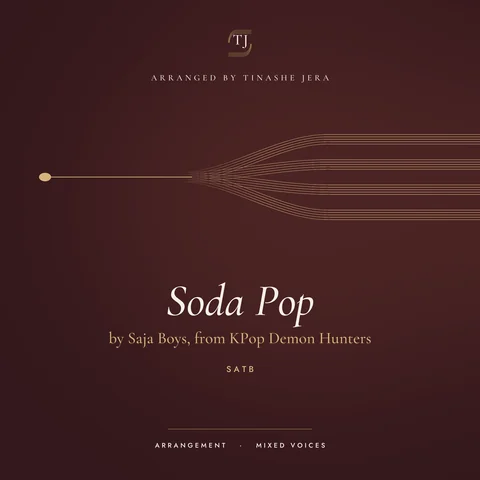 Cover: Soda Pop, arranged by Tinashe Jera