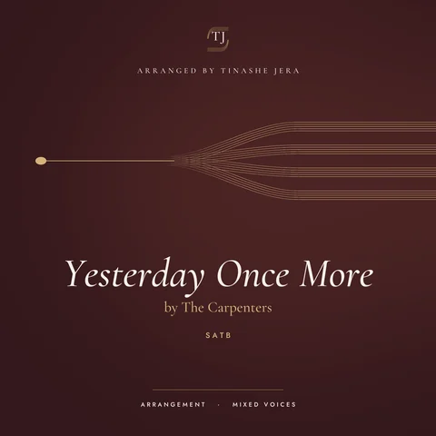 Cover: Yesterday Once More, arranged by Tinashe Jera