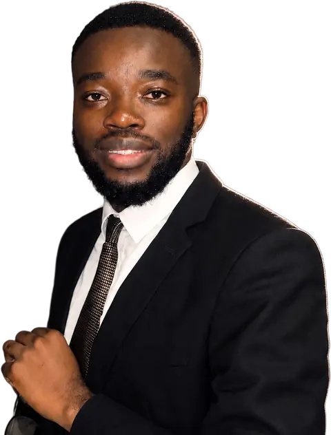 Tinashe Jera, composer, in a dark suit